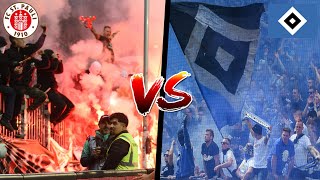 Hamburg fans compared with St. Pauli fans