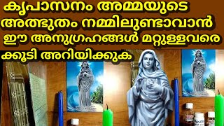 കൃപാസനം അമ്മയുടെ അത്ഭുതം നമ്മിലുണ്ടാവാൻ ഈ അനുഗ്രഹങ്ങൾ മറ്റുള്ളവരെ ക്കൂടി അറിയിക്കുക