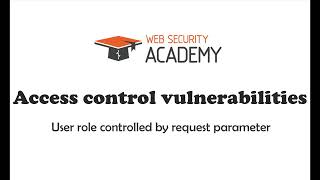 Portswigger Access Control Vulnerabilty: User role controlled by request parameter #3