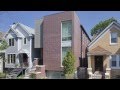 New inner-city Chicago house build to maximize space on a typical 25ft x 125ft lot New inner-city Chicago house build to maximize space on a typical 25ft x 125ft lot