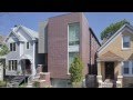 New inner-city Chicago house build to maximize space on a typical 25ft x 125ft lot