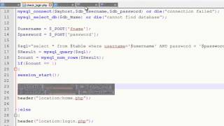 php Tutorials in Tamil login Part - 50 logout