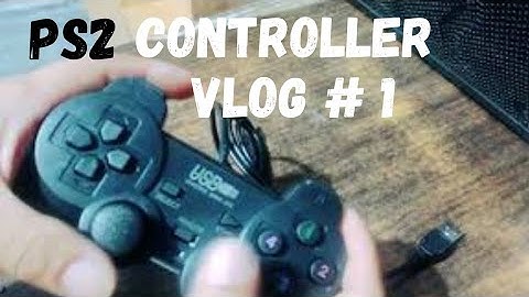 UnBoxing ps2 controller for pc pcsx2