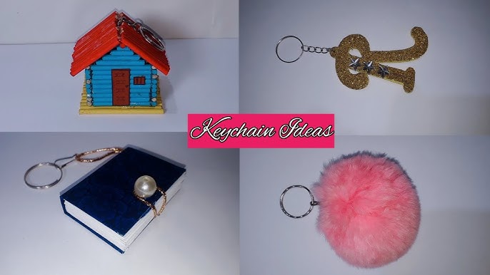 Trash To Couture: DIY Pom Pom key chain