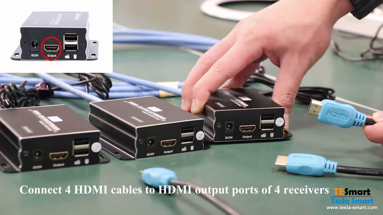 HDMI KVM Extender Over IP with - YouTube