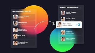 Glassmorphism List Hover Effects _ Html CSS 2020 | Online Tutorials