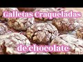 LA MEJOR RECETA DE GALLETAS CRAQUELADAS DE CHOCOLATE, deliciosas! - AnnasPasteleria