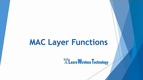 4G LTE - MAC Layer Functions