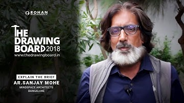 Ar. Sanjay Mohe Explains The Drawing Board brief of 2018