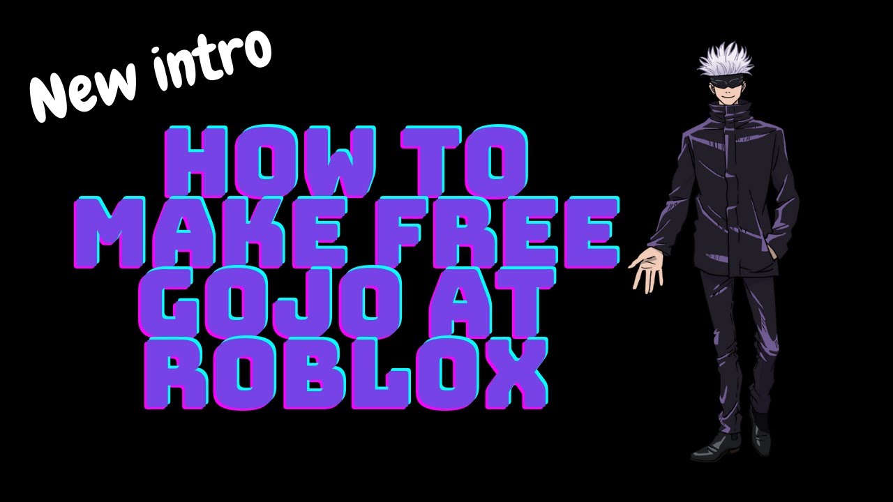 HOW TO MAKE GOJO OUTFIT ON ROBLOX FOR FREE 