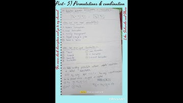 (Part- 5) Permutations & Combination #mathematics #maths #permutation #combination #shorts #short