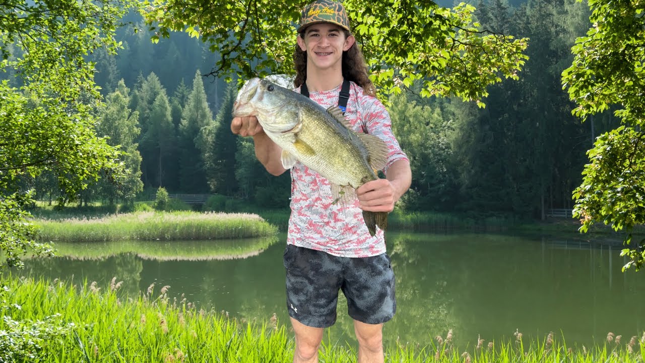 Catching big bass.