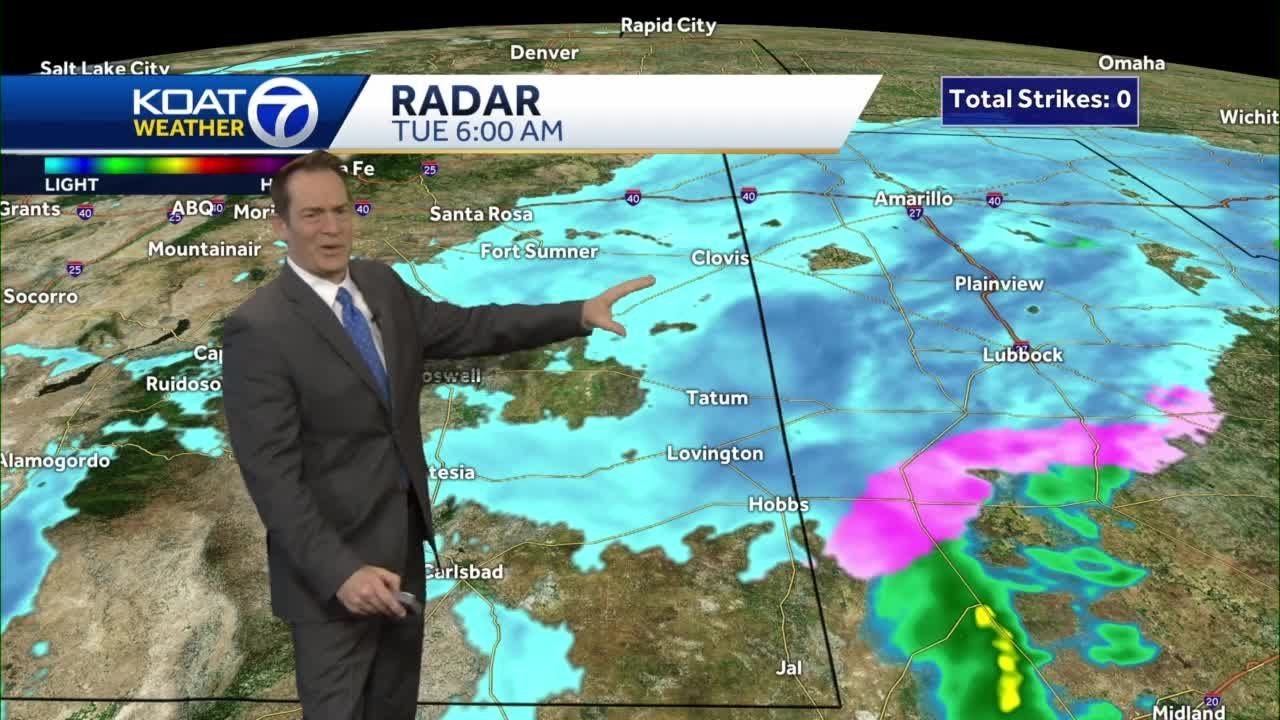 Winter storm exits New Mexico today - YouTube