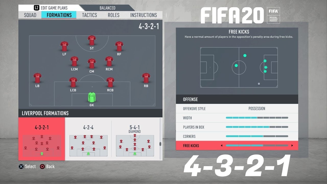 Fifa Best Formation 4 3 2 1 Tutorial Best Custom Tactics Instructions More Youtube