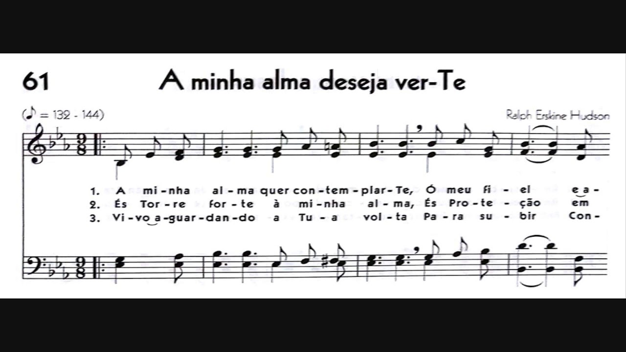 Hinário 5 CCB - Hino 061 - A minha alma deseja ver-Te - Strings ...