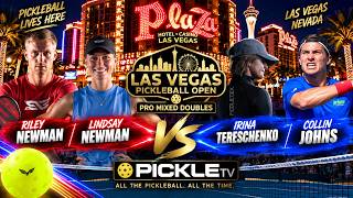 RILEY & LINDSEY NEWMAN vs IRINA TERESCHENKO & COLLIN JOHNS — LAS VEGAS PICKLEBALL OPEN!