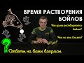 СКОЛЬКО РАСТВОРЯЮТСЯ БОЙЛЫ