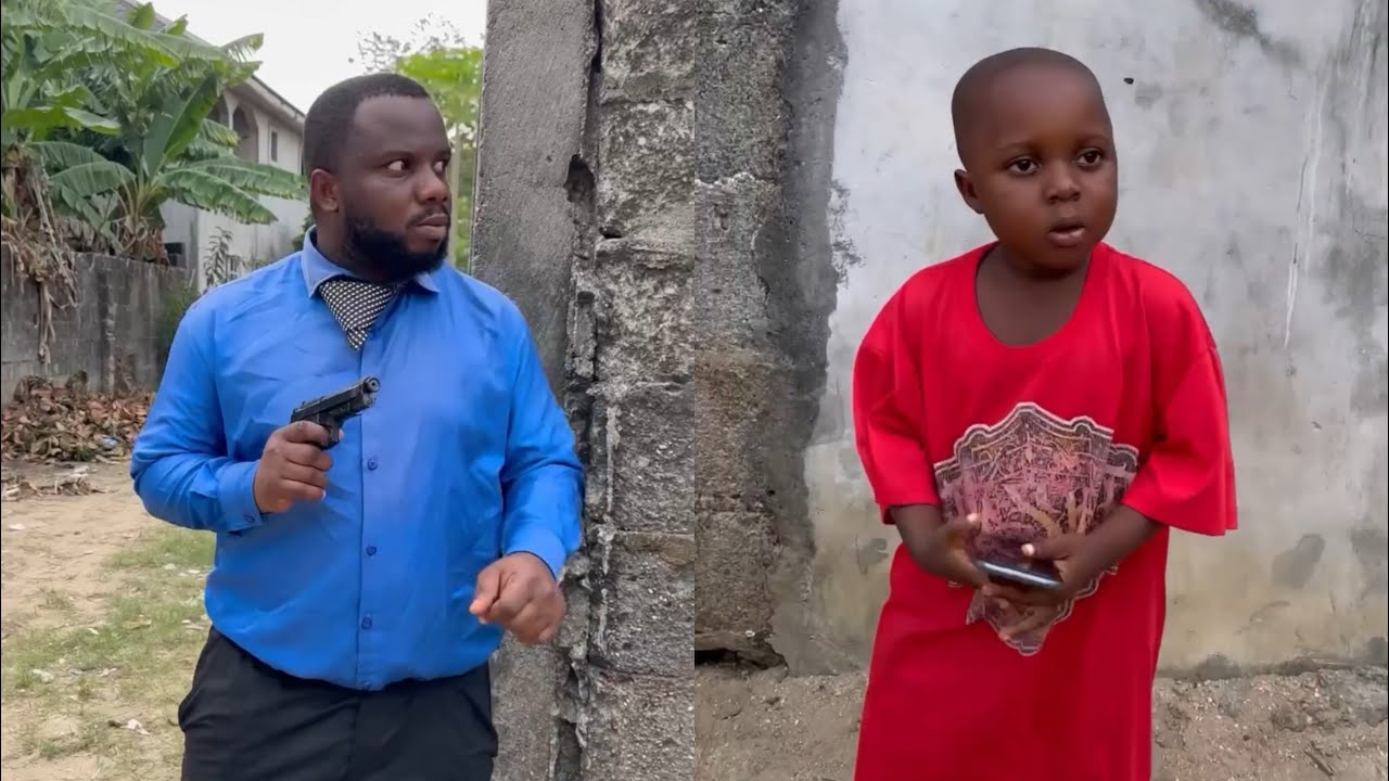 ⁣Sabinus and his fake gun
