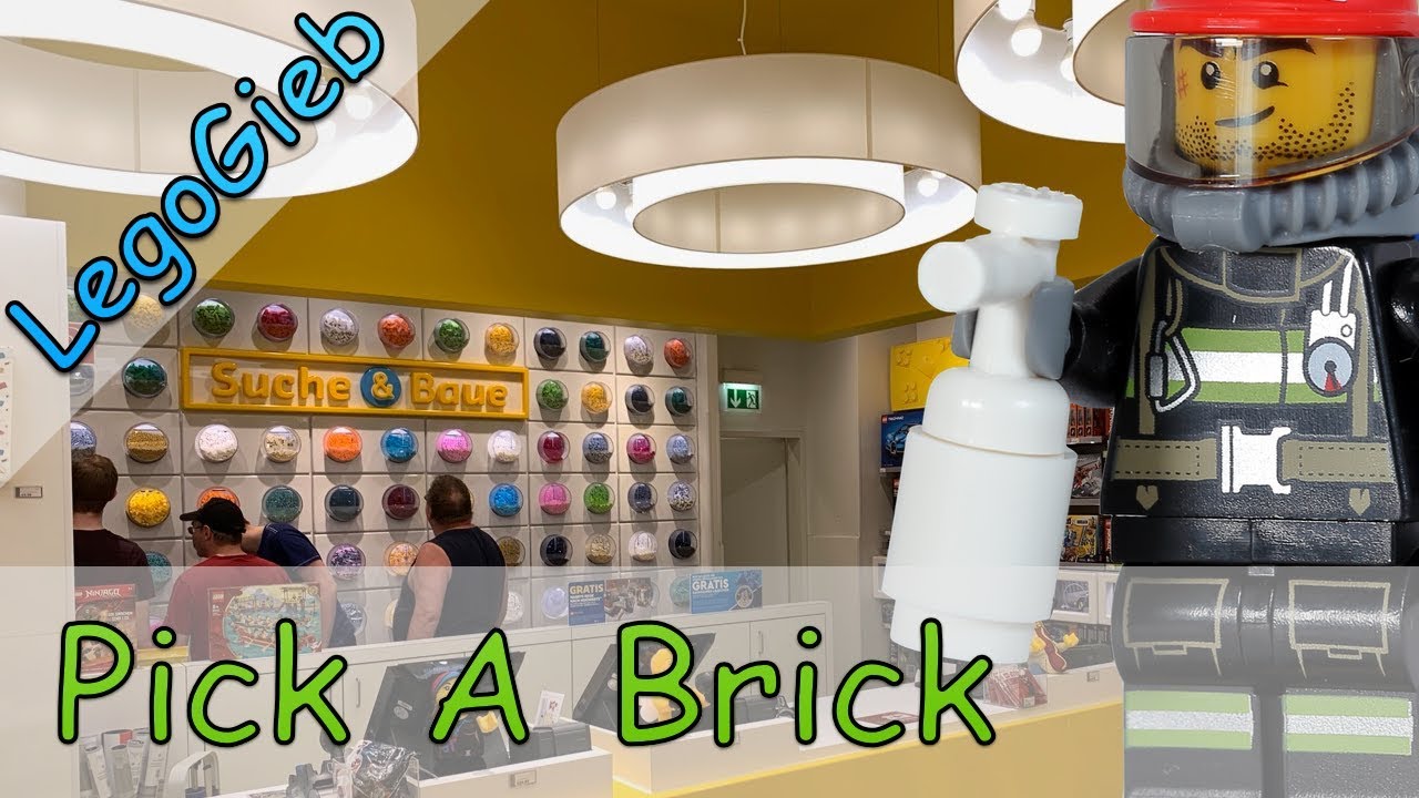 Lego Pick A Brick Wand Im Frankfurter Lego Store Youtube