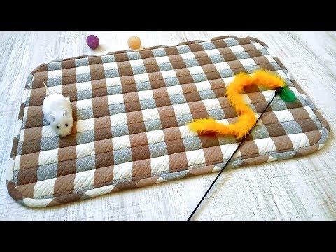 How to Make a Pet Bed with a Removable Pillow. Part 1/2 - Pet Mat