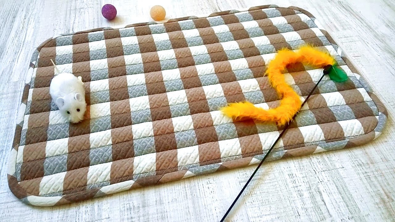 How to Make a Pet Bed with a Removable Pillow. Part 1/2 - Pet Mat 