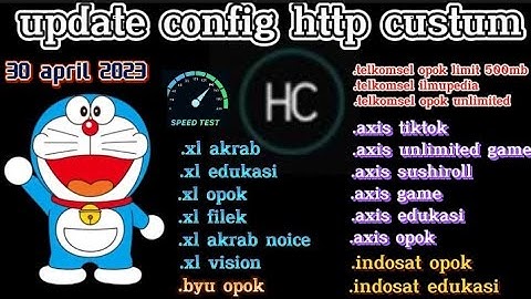 UPDATE | CONFIG HTTP CUSTOM | Axis Game, Axis XL Edukasi, XL Akrab, Flex, Wlg, Tiktok, [ 30 APRIL ]