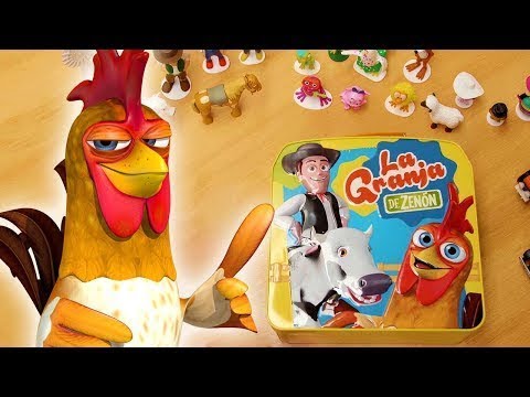  LA GRANJA DE Zenon Gallo Bartolito 8 pulgadas, Peluche musical  suave y abrazable