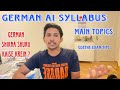 German A1 Exam Syllabus | Important topics to learn for Goethe exam (Hindi/Urdu)