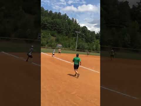 🥎FRANK THE TANK WITH A GREAT PLAY ON SHORT STOP!!🔥 #slowpitch #softball #2023 #usa #shorts