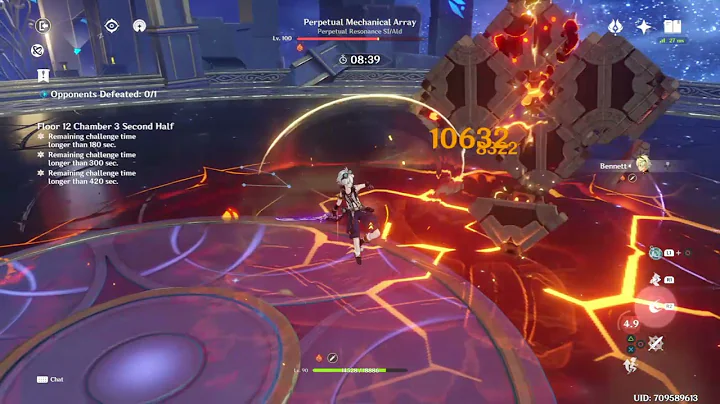 Abyss 12-3-2 (Cube) Bennett solo 3 Stars