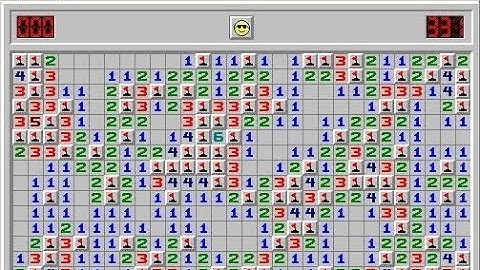 MineSweeper - Difficulty level - Advanced 99 mines