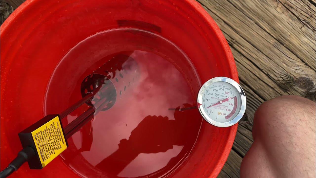 Water Heater For a Bucket. Updated it Works YouTube