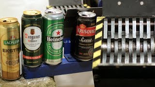 Test SHREDDING: aluminum can