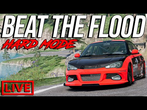 Can We Beat This BeamNG Flood Map ON HARD MODE