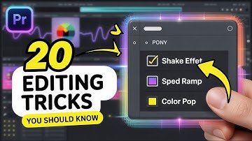 20 MIND-BLOWING Editing Tricks You Should Know (Premiere Pro Tutorial)