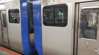 E235系1000番台 第15編成 快速品川行き 津田沼駅発車シーン