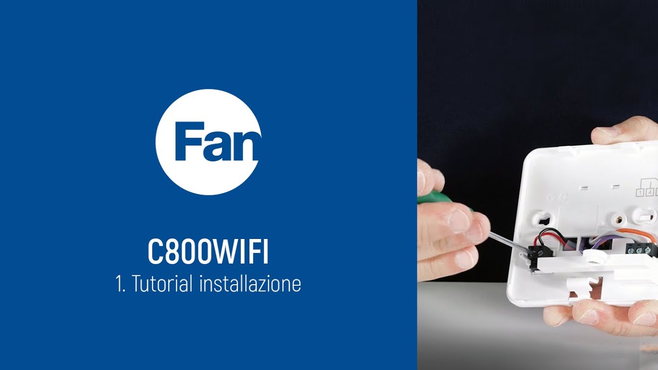 Fantini Cosmi C800 WIFI - Tutorial installazione 