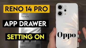 Oppo reno 14 Pro app drawer setting | Oppo reno 14 Pro app drawer kaise lagaye