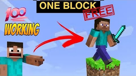 ONE Block -[1.18/1.19] Download AND Install | 100% Working | ONE Block Survival