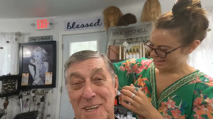HAIR CUT WITH  LADY BARBER MAGAN