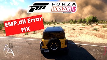 How to Fix EMP.dll Error in Forza Horizon 5