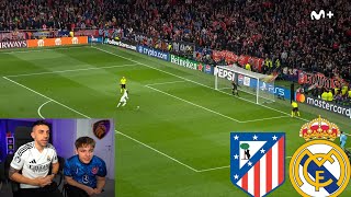 Thumbnail for REACCIONANDO CON MI HERMANO DEL ATLETI | ATLETICO DE MADRID 2-4 REAL MADRID (PENALTIS) DjMaRiiO