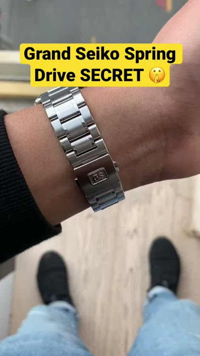 Why does Spring Drive do this? Grand Seiko 🤔 #shorts