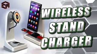 3D Printed MagSafe Style Desk Stand Charger (Phone and Smart Watch or Air Pods) by Embrace Making 570 views 1 month ago 5 minutes, 17 seconds