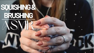 ASMR | New Fluffy Mic Cover - Squishing, Brushing Test Video