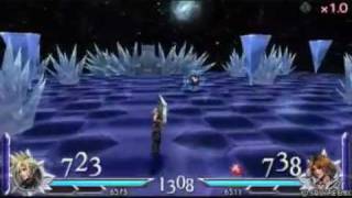 Dissidia 012 [Duodecim] Final Fantasy - Cloud vs. Squall and Tidus
