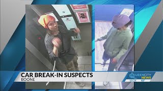 Wanted: Suspects sought in Boone car break-ins: PD
