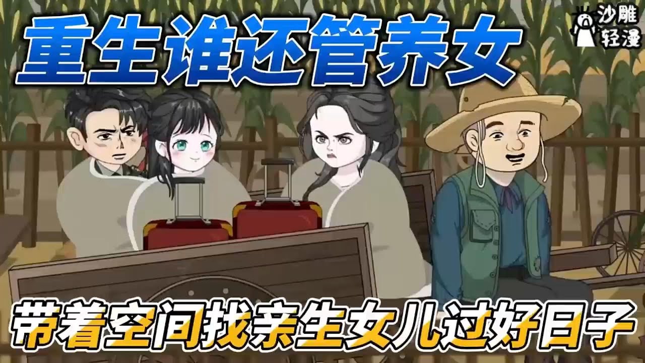 [MULTI SUB]年代动画【重生谁还管养女，带着空间找亲生女儿过好日子】重生后找回亲生女儿，我有空间带她吃香喝辣 #沙雕轻漫  #SDQM