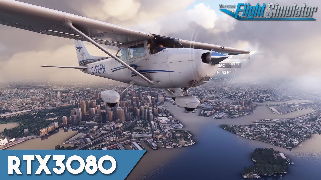 Let's try the RTX3080 with Microsoft Flight Simulator 2020