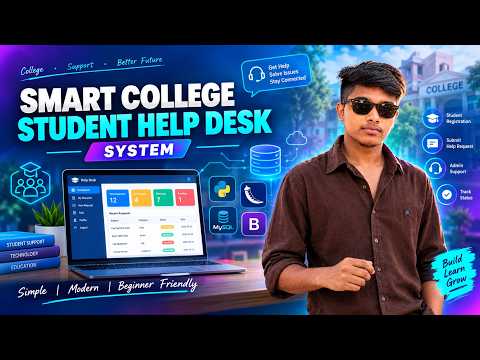 🎓 Smart College Student Help Desk System 💻 | Python Flask + MySQL Project 🚀 | MCA/BCA | தமிழ்